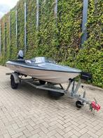 Shakespeare speedboot 70PK, Watersport en Boten, Speedboten, Ophalen, Gebruikt, Minder dan 70 pk, 3 tot 6 meter
