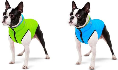 AiryVest Versatile Hondenjas Omkeerbaar S40 Lime-Blue -50%!, Dieren en Toebehoren, Hondenkleding, Nieuw, Hondenjas, Ophalen of Verzenden