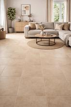 Restpartij tegellook laminaat beige 8mm Mohawk Muted Beige, 75 m² of meer, Beige, Nieuw, Ophalen of Verzenden