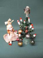 Antiek kerstboompje voor het poppenhuis en de poppenkamer, Antiek en Kunst, Ophalen of Verzenden