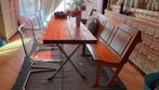 Smalle eettafel 201x62 voor veel eters, Ophalen, Gebruikt, 200 cm of meer, 50 tot 100 cm