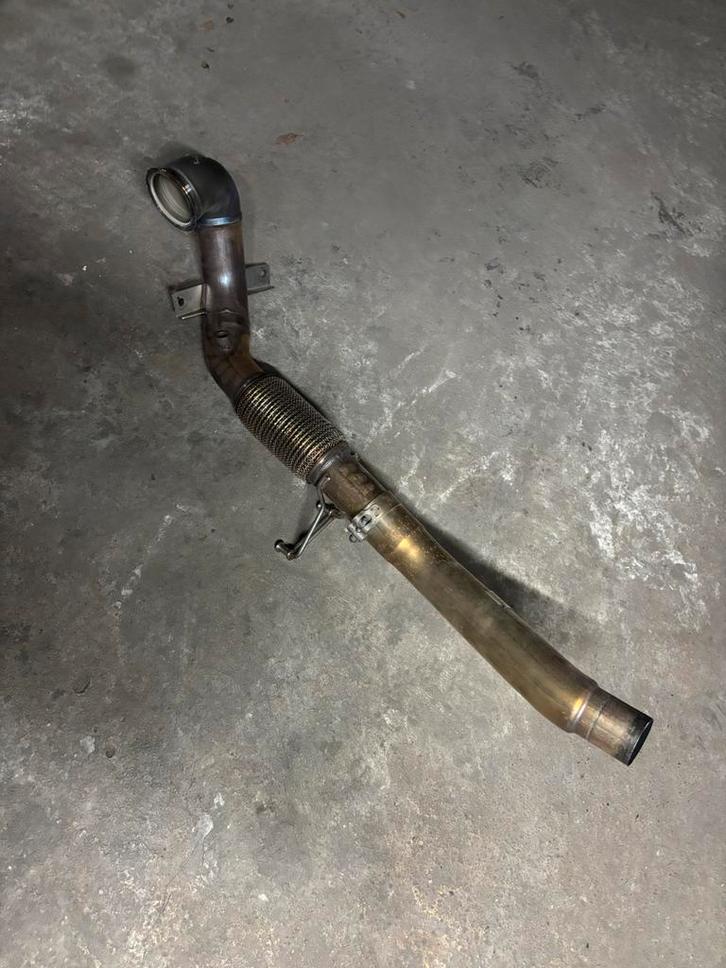 Downpipe MILLTEK volkswagen golf 7 GTI, Auto-onderdelen, Uitlaatsystemen, Volkswagen, Gebruikt, Ophalen