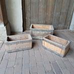 Oude brocante rechthoekige kaasmal kaas mal + deksel Etage3, Gebruikt, ., Ophalen of Verzenden, .