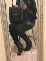 Shabbies Amsterdam Laarsjes – Croco Print – Maat 39, Kleding | Dames, Schoenen, Ophalen of Verzenden, Zo goed als nieuw, Zwart