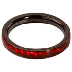 Red Ruby AA1 Zirkon Melano Ring maat 19mm, Sieraden, Tassen en Uiterlijk, Ringen, 19 tot 20, Nieuw, Dame, Rood