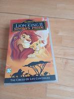 Videoband The lion king 2, Cd's en Dvd's, VHS | Kinderen en Jeugd, Gebruikt, Alle leeftijden, Overige typen, Ophalen of Verzenden