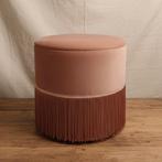 Velvet poef, Ophalen, Minder dan 50 cm, Rond, Minder dan 50 cm