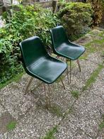 2x groene kuipstoelen made .com, Huis en Inrichting, Gebruikt, Twee, Overige kleuren, Ophalen of Verzenden