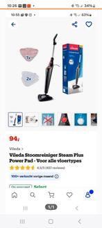 Vileda Stoomreiniger Steam Plus - Nieuw in doos!, Ophalen of Verzenden, Nieuw, Stoomreiniger