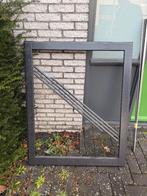 Nieuw Houten klepraam – Antraciet – 97 x 121 cm, Doe-het-zelf en Verbouw, Kozijnen en Schuifpuien, Raamkozijn, Nieuw, 75 tot 150 cm