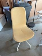 Ikea bureautstoel op wieltjes, Ophalen, Gebruikt, Geel, Bureaustoel