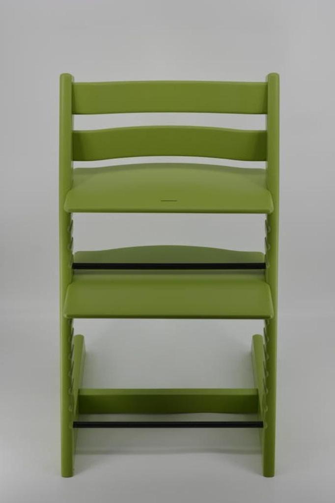 Stokke Tripp Trapp Lime Green – Refurbished model, Kinderen en Baby's, Kinderstoelen, Gebruikt, Meegroeistoel, Aanschuifbaar, Afneembaar eetblad