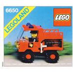 Lego 6650 - fire and rescue van., Ophalen of Verzenden, Gebruikt, Losse stenen, Lego