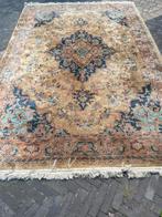 Vintage wollen Vloerkleed / Tapijt 2x3m, Ophalen, Gebruikt, Beige, 200 cm of meer