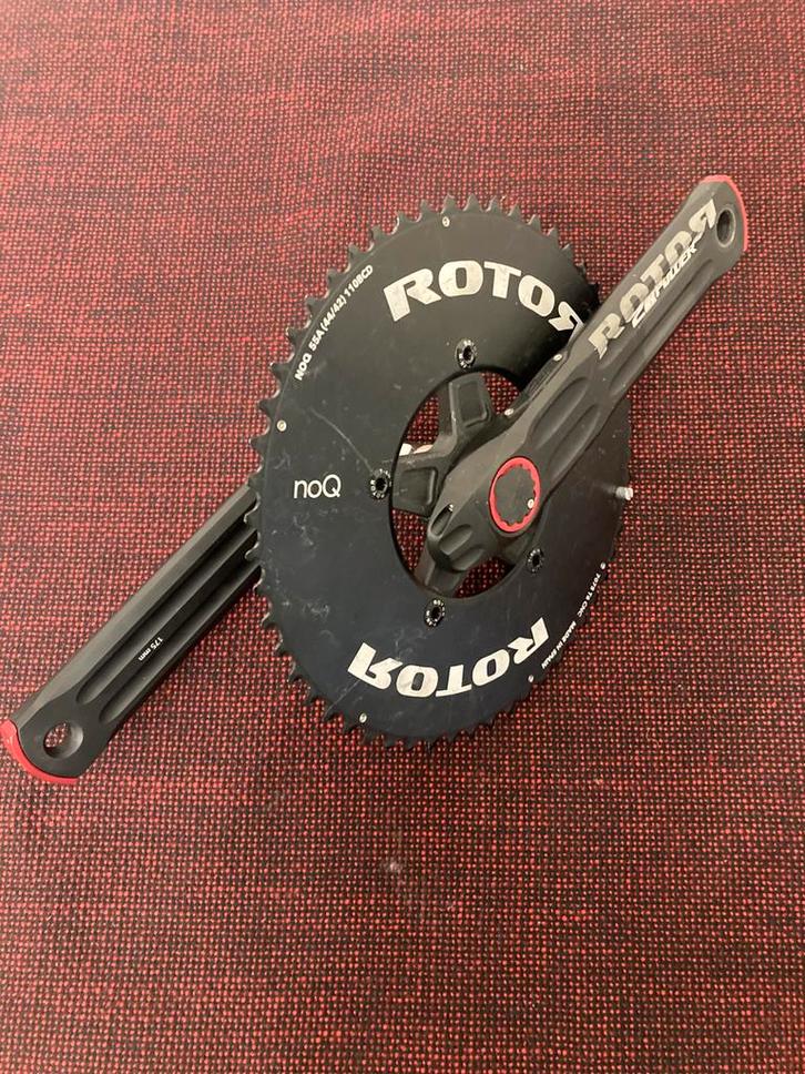 Rotor 2in powermeter(dubbelzijdig)175 mm, Fietsen en Brommers, Fietsonderdelen, Zo goed als nieuw, Racefiets, Crankstel of Pedalen