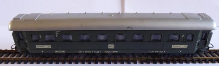 Lima groene personen rijtuig DB, 2e klas, Stuttgart, Hobby en Vrije tijd, Modeltreinen | H0, Zo goed als nieuw, Wagon, Gelijkstroom
