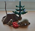 Playmobil voederplaats wasbeer met jong, Ophalen of Verzenden, Zo goed als nieuw, Complete set