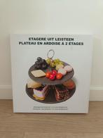 Verschillende etagères leisteen/rvs, Ophalen, Zo goed als nieuw