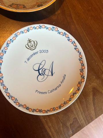 Bordje Prinses Amalia - 1 december 2003 beschikbaar voor biedingen