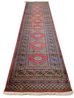 Vintage Perzisch wol Samarkand vloerkleed loper 81x278cm