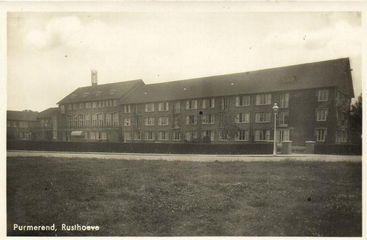 Purmerend, Rusthoeve - ongelopen, Verzamelen, Ansichtkaarten | Nederland, Ongelopen, Noord-Holland, Voor 1920, Ophalen of Verzenden