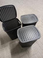 Wasmanden set van 3, Ophalen, Gebruikt, Rond, Kunststof