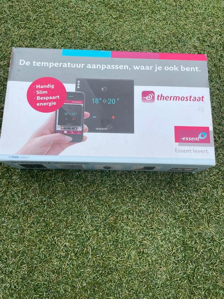 Essent E-thermostaat - Nieuw in doos, Doe-het-zelf en Verbouw, Thermostaten, Nieuw, Slimme thermostaat, Ophalen of Verzenden