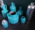 6 mooie stenen flessen/vazen/kruik, Huis en Inrichting, Woonaccessoires | Overige, Ophalen, Zo goed als nieuw