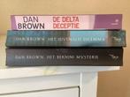 3x thrillers van DAN BROWN, Ophalen of Verzenden, Gelezen, Dan Brown, Nederland