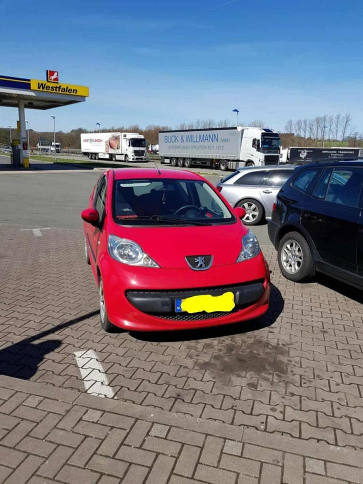 Peugeot 107 1.0 12V 3DR 2008 Rood, Auto's, Peugeot, Particulier, Airbags, Cruise Control, Benzine, A, Hatchback, Handgeschakeld