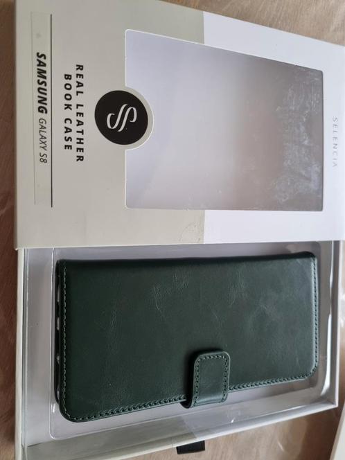 Samsung Galaxy S8 Groen Lederen Booktype Hoesje - Nieuw, Telecommunicatie, Mobiele telefoons | Hoesjes en Frontjes | Apple iPhone