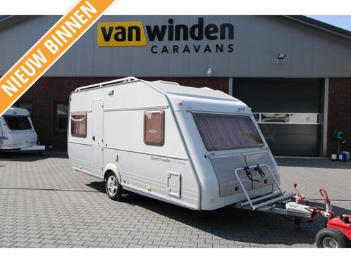 Kip Grand Traveller 47 TDB Mover-Fietsenrek-Voortent, Caravans en Kamperen, Caravans, Bedrijf, tot en met 4, 1000 - 1250 kg, Rondzit