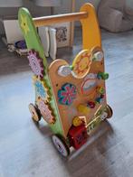 Houten loopwagen, Kinderen en Baby's, Speelgoed | Vtech, Ophalen of Verzenden, Gebruikt, 6 maanden tot 2 jaar