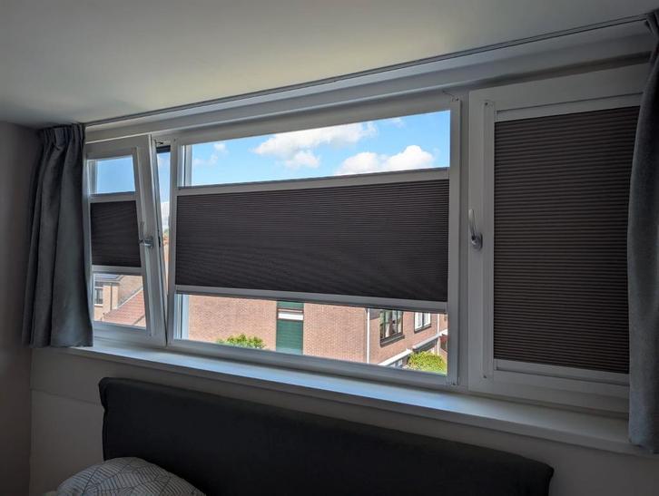 Duette Plissé gordijnen raambekleding, Huis en Inrichting, Stoffering | Gordijnen en Lamellen, Nieuw, Ophalen of Verzenden