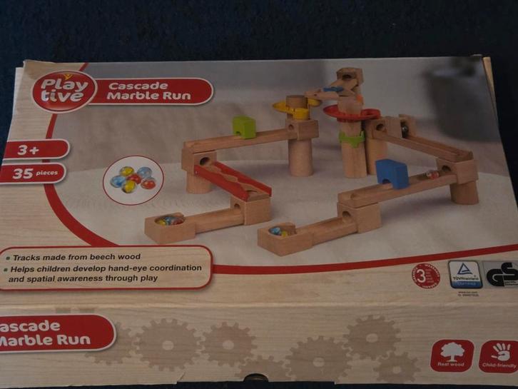 Mooie houten knikkerbaan van Playtive, Kinderen en Baby's, Speelgoed | Houten speelgoed, Nieuw, Overige typen, Ophalen of Verzenden