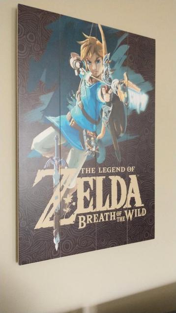 The Legend of Zelda houten schilderij beschikbaar voor biedingen