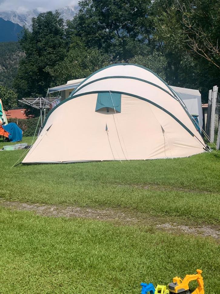 Hypercamp Fashion Gold Tent Nice TC - Ruime Familietent, Caravans en Kamperen, Tenten, tot en met 6, Gebruikt, Ophalen