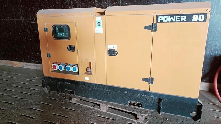 Te huur aggregaat generator 80 en 90kva, Doe-het-zelf en Verbouw, Aggregaten, Zo goed als nieuw, Dieselolie, Ophalen