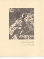 Domenique De Coster Gravure Maria Magdalena, Antiek en Kunst, Verzenden