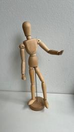 Tekenpop hout beweegbaar, Hobby en Vrije tijd, Ophalen of Verzenden, Zo goed als nieuw, Overige typen