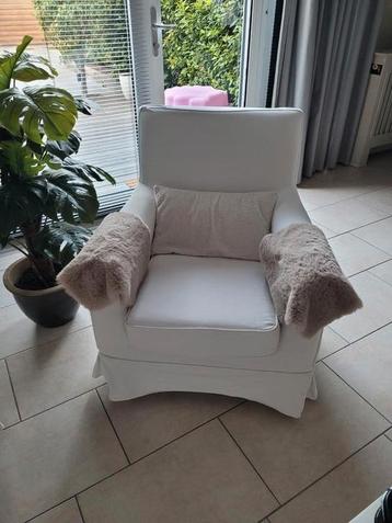 2 witte Ikea Ektorp Jennyland fauteuils - afbeelding 3