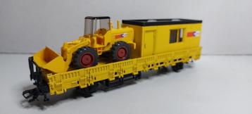 Strukton Lage Bakwagon met Bouwkeet en Shovel **Nieuw** (08) beschikbaar voor biedingen