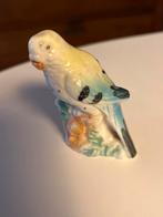 Vintage beeldje parkiet, Antiek en Kunst, Ophalen of Verzenden