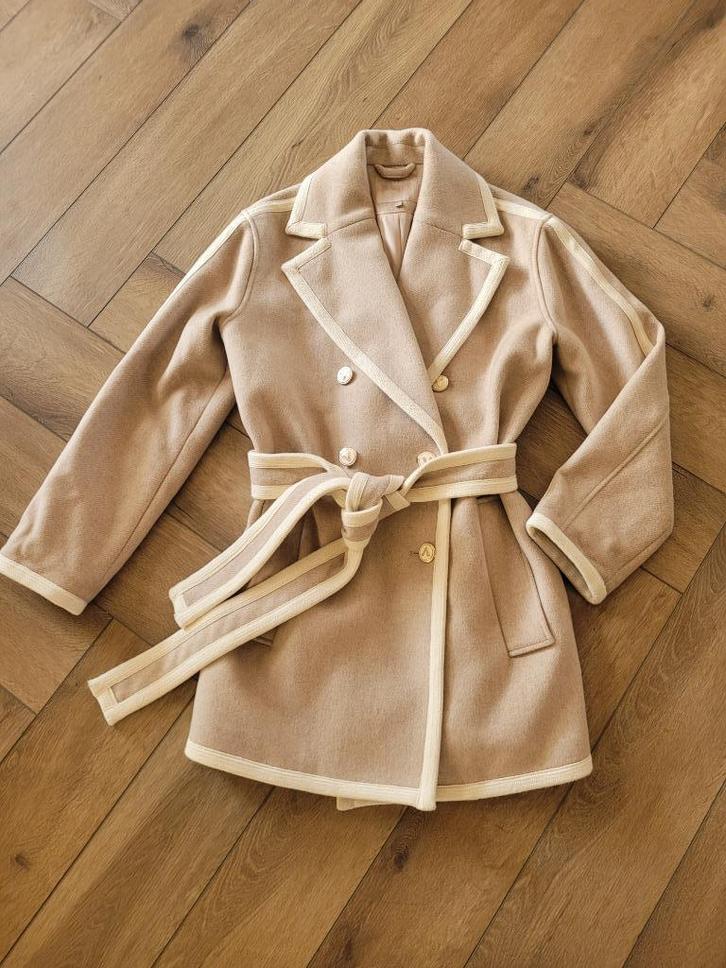 Prachtige winterjas van Josh V, maat M, Kleding | Dames, Jassen | Winter, Nieuw, Maat 38/40 (M), Beige, Ophalen of Verzenden