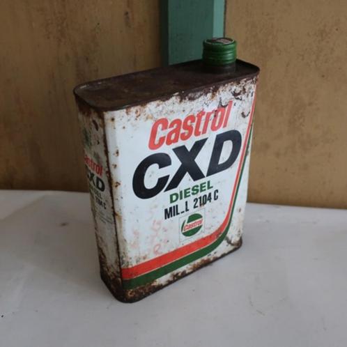 Olie blik olie drum Castrol motor oil barn found origineel, Antiek en Kunst, Curiosa en Brocante, Ophalen of Verzenden