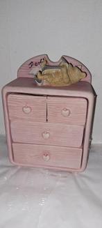 Classic pooh pink ladenbox( steen, Verzamelen, Disney, Winnie de Poeh of vrienden, Ophalen of Verzenden, Zo goed als nieuw, Beeldje of Figuurtje