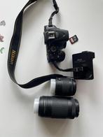 DSLR camera - Nikon D5600 + 18-55mm and 70-300mm Lenses, Ophalen of Verzenden, Zo goed als nieuw, Spiegelreflex, Nikon