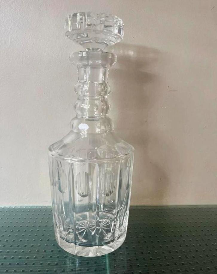 Kristallen karaf met stop, Antiek en Kunst, Antiek | Glas en Kristal, Ophalen of Verzenden