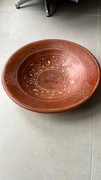 Afrikaanse schaal, Huis en Inrichting, Woonaccessoires | Schalen en Manden, Gebruikt, Schaal, Rond, Ophalen of Verzenden