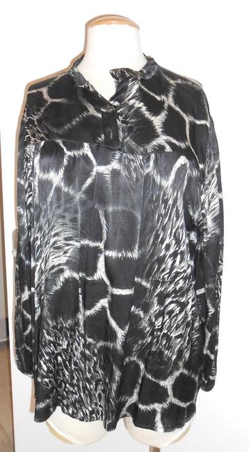 blouse met dierenprint zwart/wit mt L (42/44) beschikbaar voor biedingen